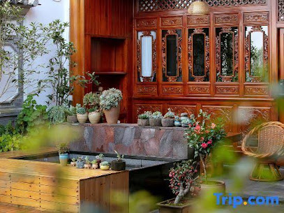 The courtyard of Sage's house