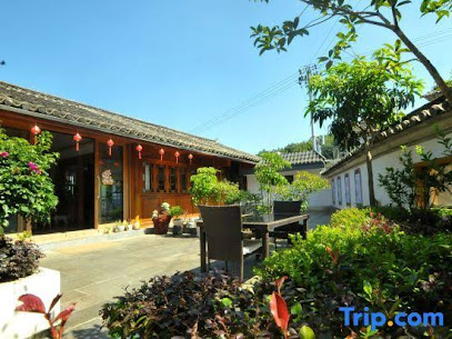 The courtyard of Sage's house